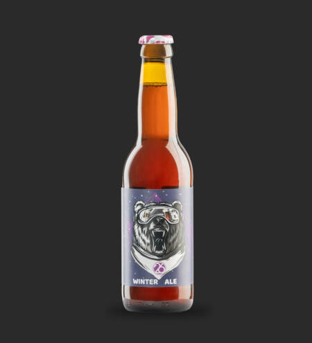 bouteille de la bière winter ale 26 produite par l'entreprise swiss craft drinks sa